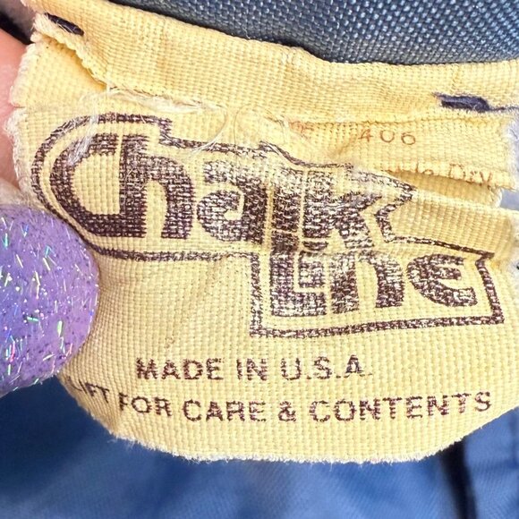 Vintage 1970s Memphis State University Jacket, MSU Tigers Windbreaker Chalk Line - Picture 4 of 5